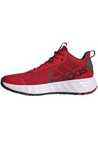 Adidas - Buty adidas Ownthegame Sho M H00466 czarne czerwone. Zapięcie: sznurówki. Kolor: wielokolorowy, czarny, czerwony. Szerokość cholewki: normalna. Sport: koszykówka #1