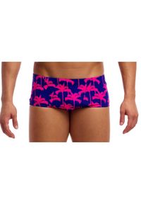 FUNKY TRUNKS - Kąpielówki Funky Trunks Pinky Palms - trunki męskie. Kolor: wielokolorowy