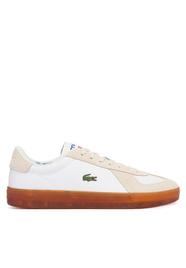 Lacoste Sneakersy Baseshot Pro 51SMA0077 Biały. Kolor: biały. Materiał: skóra