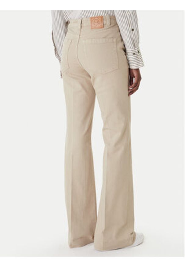 Marella Jeansy Esodo 2613131034 Beżowy Flare Fit. Kolor: beżowy