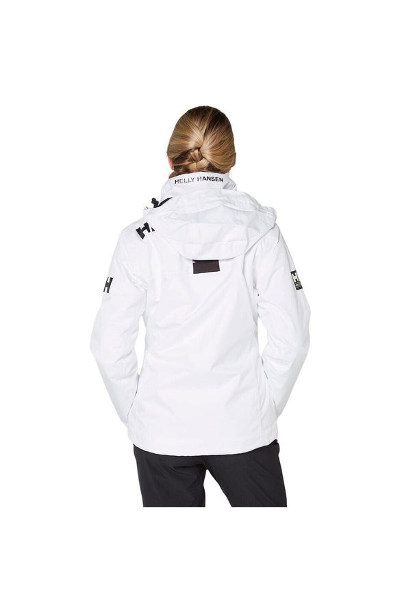 Kurtka żeglarska damska Helly Hansen Crew Hooded Midlayer. Typ kołnierza: kaptur. Kolor: biały. Materiał: syntetyk. Sport: żeglarstwo
