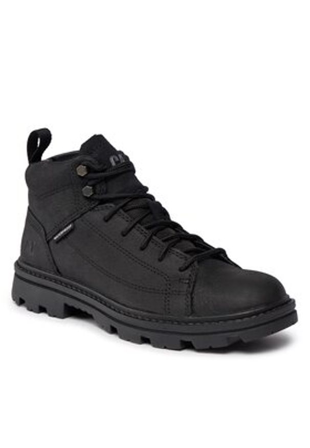 CAT Footwear Trapery Modulate P725405 Czarny. Kolor: czarny. Materiał: skóra