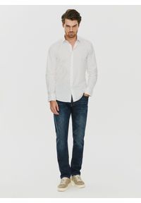 PAKO LORENTE – Koszula w kolorze białym w drobny wzór P24SF-1X-022-B-S - Pako Lorente. Okazja: na co dzień. Kolor: biały. Materiał: elastan, jeans. Styl: casual #7