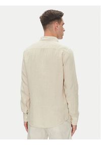 BOSS Koszula 50537381 Beżowy Regular Fit. Kolor: beżowy. Materiał: len #3
