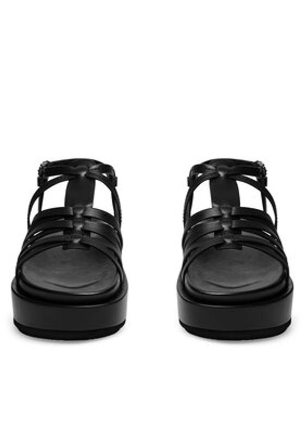 Badura Sandały WYL3857-2 Czarny. Kolor: czarny. Materiał: syntetyk