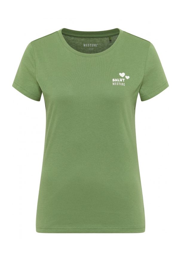 Damski T-Shirt Mustang Style Loa Vineyard Green 1016143 6340