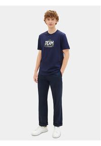 Tom Tailor Denim T-Shirt 1040838 Granatowy Regular Fit. Kolor: niebieski. Materiał: bawełna #3