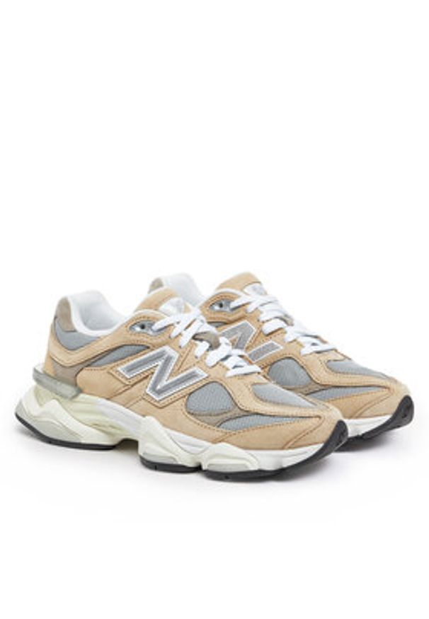 New Balance Sneakersy U9060LBD Beżowy. Kolor: beżowy. Materiał: zamsz, skóra