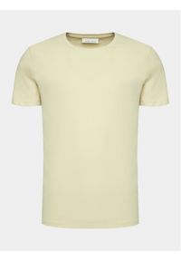 Casual Friday T-Shirt 20503063 Beżowy Slim Fit. Okazja: na co dzień. Kolor: beżowy. Materiał: bawełna. Styl: casual #1