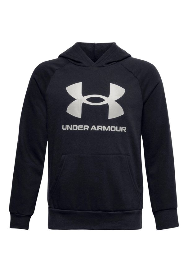 Bluza sportowa dla dzieci Under Armour Rival Fleece Hoodie z kapturem. Typ kołnierza: kaptur. Kolor: czarny