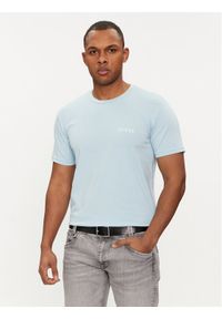 Guess T-Shirt Joe U4GM01 K6YW0 Niebieski Regular Fit. Kolor: niebieski. Materiał: bawełna #1