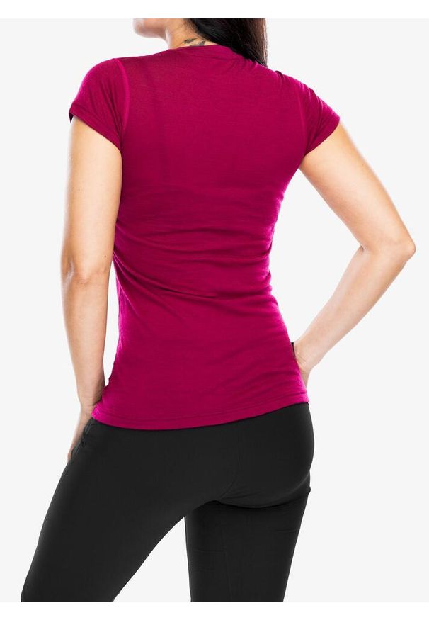 SENSOR - Koszulka termoaktywna damska Sensor Merino Active Tee S/S. Kolor: fioletowy