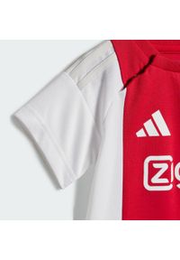 Adidas - Zestaw Ajax Amsterdam 24/25 Home Baby Kids. Kolor: biały. Materiał: materiał