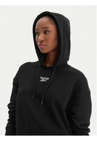 Reebok Bluza Brice RK25495CCW Czarny Regular Fit. Kolor: czarny. Materiał: bawełna #4