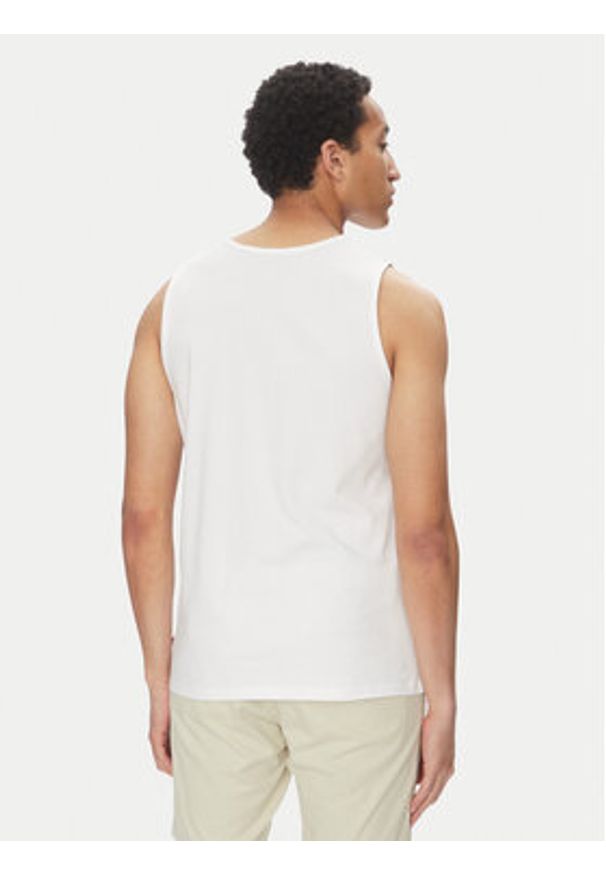 Levi's® Tank top Graphic Rower A7642-0005 Biały Regular Fit. Kolor: biały. Materiał: bawełna
