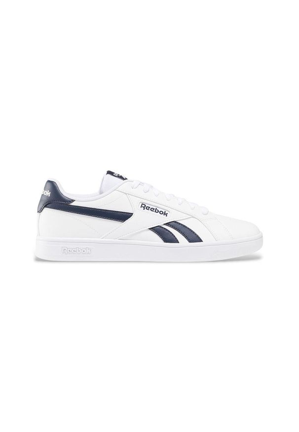 Buty do chodzenia męskie Reebok Court Retro. Kolor: biały. Materiał: materiał, syntetyk, tkanina. Szerokość cholewki: normalna. Sport: turystyka piesza