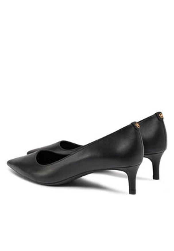 MICHAEL Michael Kors Szpilki Alina Flex Kitten Pump 40R3ALMP1L Czarny. Kolor: czarny. Materiał: skóra. Obcas: na szpilce
