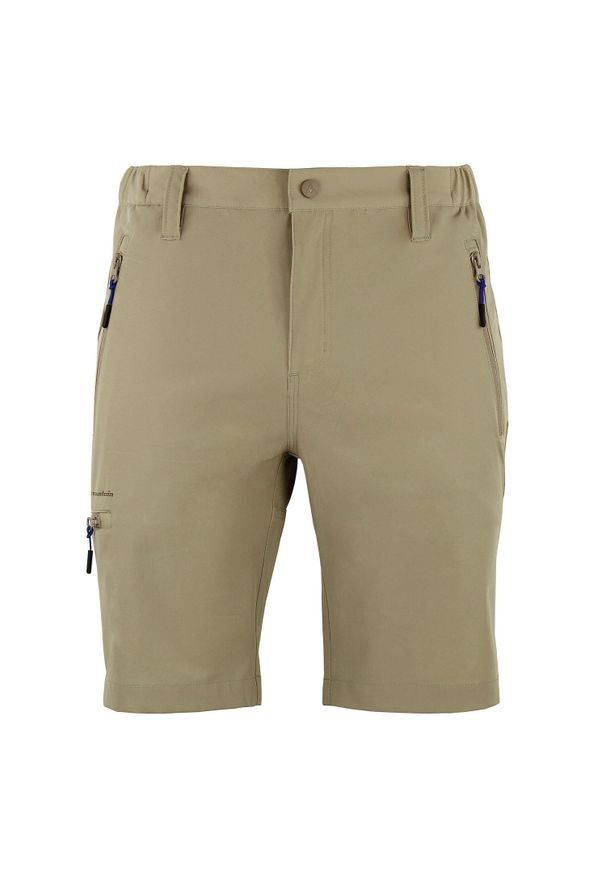 PEAK MOUNTAIN - Spodenki turystyczne Peak Mountain Cessor. Kolor: beżowy. Sport: turystyka piesza