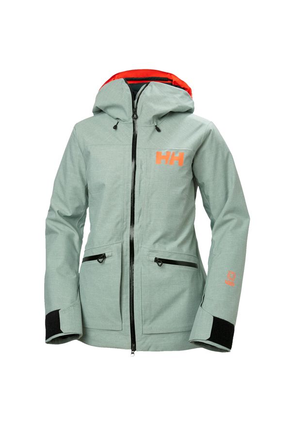 Damska kurtka narciarska Helly Hansen Powderqueen 3.0. Kolor: beżowy. Sezon: zima. Sport: narciarstwo