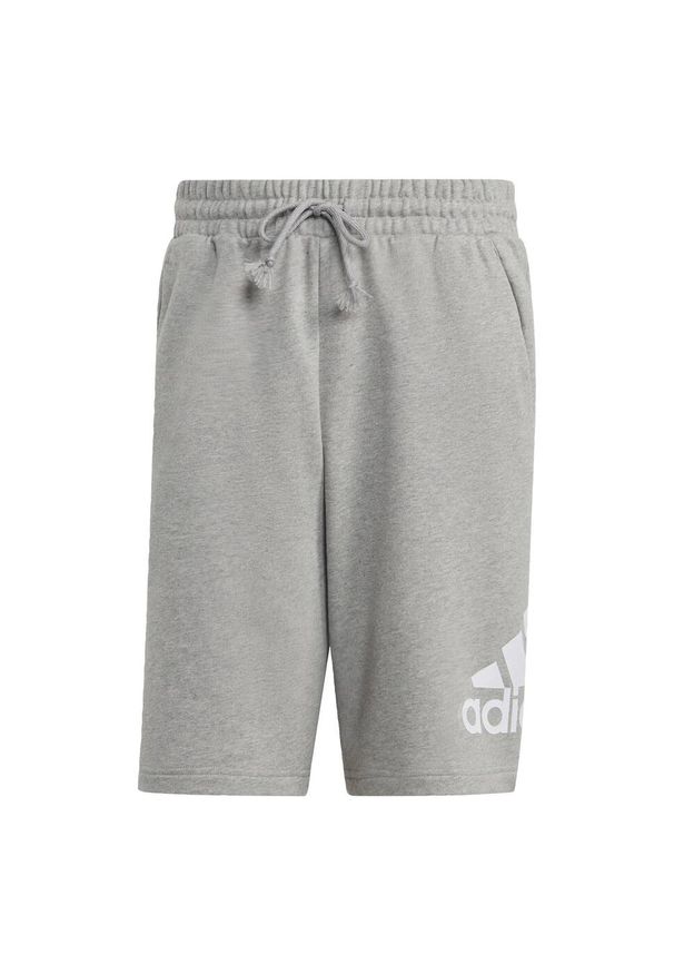 Adidas - Szorty Essentials Big Logo French Terry. Kolor: szary. Sport: fitness