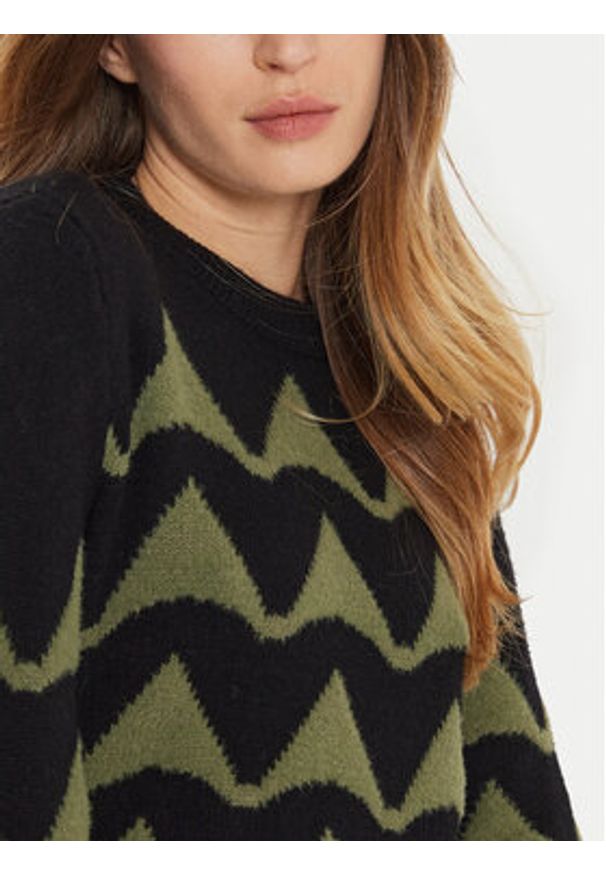JDY Sweter Tina 15330567 Czarny Regular Fit. Kolor: czarny. Materiał: syntetyk