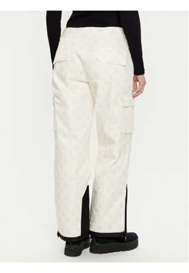 Guess Spodnie narciarskie W4PB60 WH0K0 Écru Regular Fit. Kolor: kremowy. Materiał: syntetyk. Sport: narciarstwo