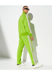 PALM ANGELS - Neonowe zielone spodnie dresowe. Kolor: zielony. Materiał: dresówka #4