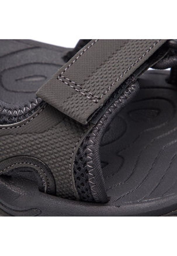 Jack Wolfskin Sandały Lakewood Cruise Sandal M 409011 Szary. Kolor: szary. Materiał: skóra
