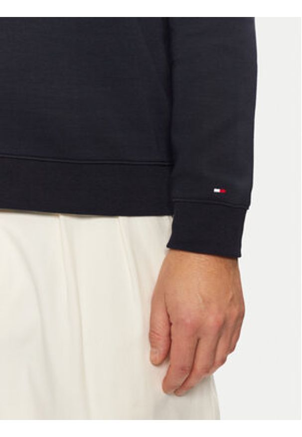 TOMMY HILFIGER - Tommy Hilfiger Bluza Icon MW0MW38349 Granatowy Regular Fit. Kolor: niebieski. Materiał: bawełna