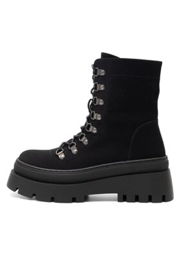DeeZee Botki ERNA WS6151-05 Czarny. Kolor: czarny