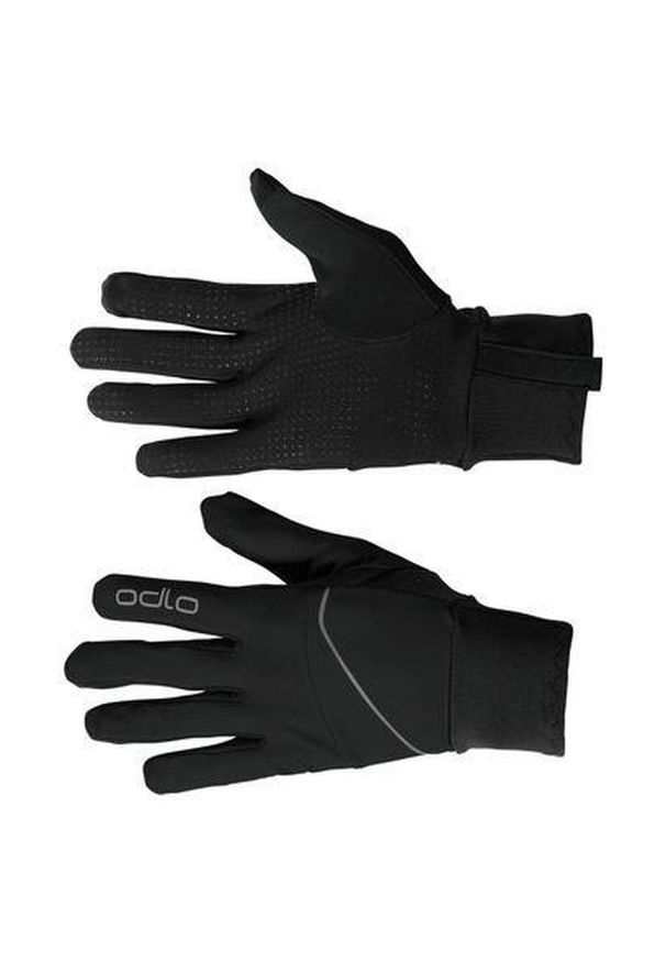 Rękawice zimowe dla dorosłych Odlo Gloves INTENSITY SAFETY Light. Kolor: czarny. Materiał: poliester, elastan. Sezon: zima. Sport: turystyka piesza
