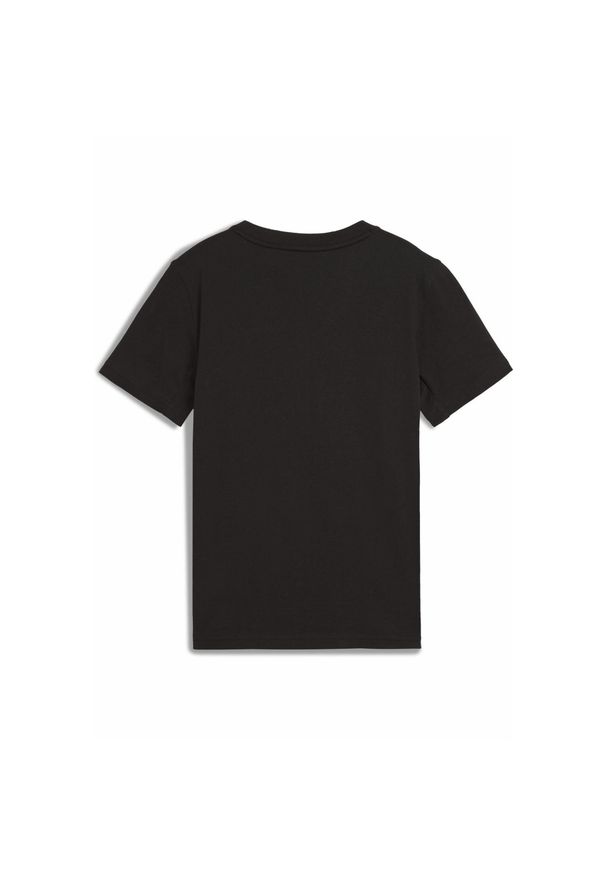 Puma - Młodzieżowa koszulka Active Sports z grafiką PUMA Black. Kolor: czarny. Materiał: guma. Wzór: nadruk