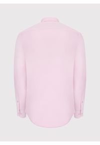 Pako Lorente - PAKO LORENTE – Koszula męska z długim rękawem w kolorze różowym. Typ kołnierza: kołnierzyk włoski. Kolor: różowy. Materiał: bawełna. Długość rękawa: długi rękaw. Długość: długie. Wzór: gładki. Styl: elegancki #5