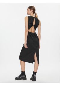 Tommy Jeans Sukienka koktajlowa Tjw Open Back Cotton Midi Dress DW0DW17431 Czarny Slim Fit. Kolor: czarny. Materiał: bawełna, syntetyk. Styl: wizytowy. Długość: midi #3
