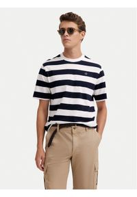 Bugatti T-Shirt 8350-75022C Granatowy Regular Fit. Kolor: niebieski. Materiał: bawełna #1