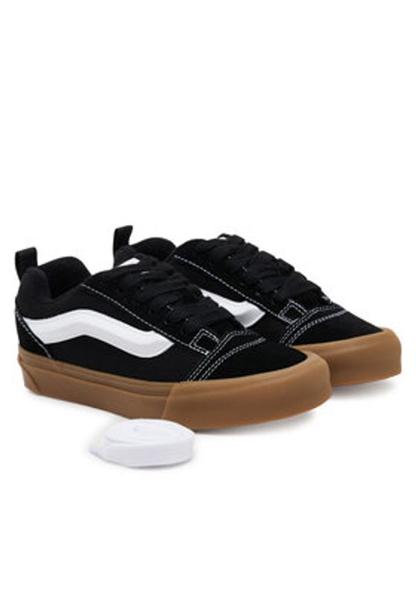Vans Tenisówki Knu Skool VN0009QCB9M1 Czarny. Kolor: czarny. Materiał: zamsz, skóra