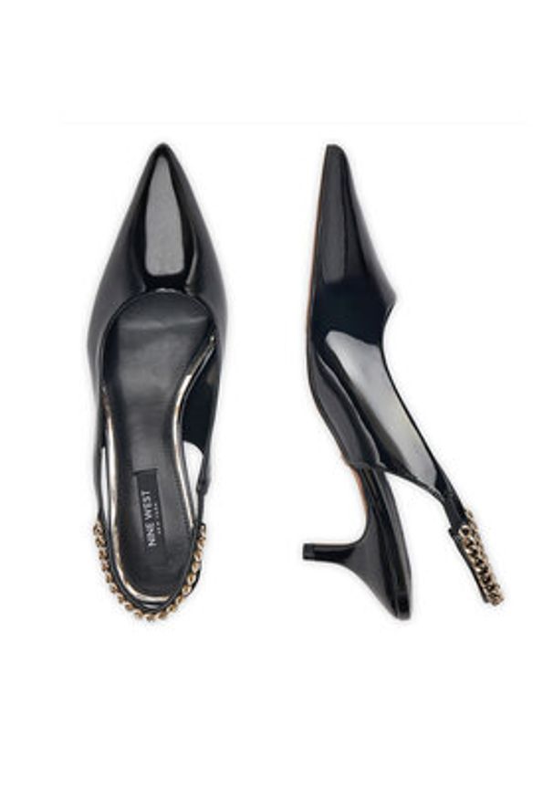 Nine West Sandały PXSH28-31 Czarny. Kolor: czarny. Materiał: skóra