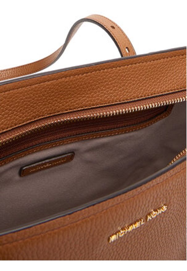 MICHAEL Michael Kors Torebka Quinn 30T5GQNT2L Brązowy. Kolor: brązowy. Materiał: skórzane