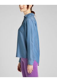 Lee - LEE ONE POCKET SHIRT DAMSKA KOSZULA JEANSOWA BLUE YONDER L45TXESV. Materiał: jeans