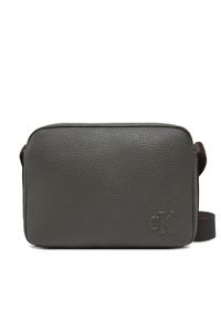 Calvin Klein Jeans Saszetka Cargo Camera Bag LV04G3081G Khaki. Kolor: brązowy. Materiał: skóra