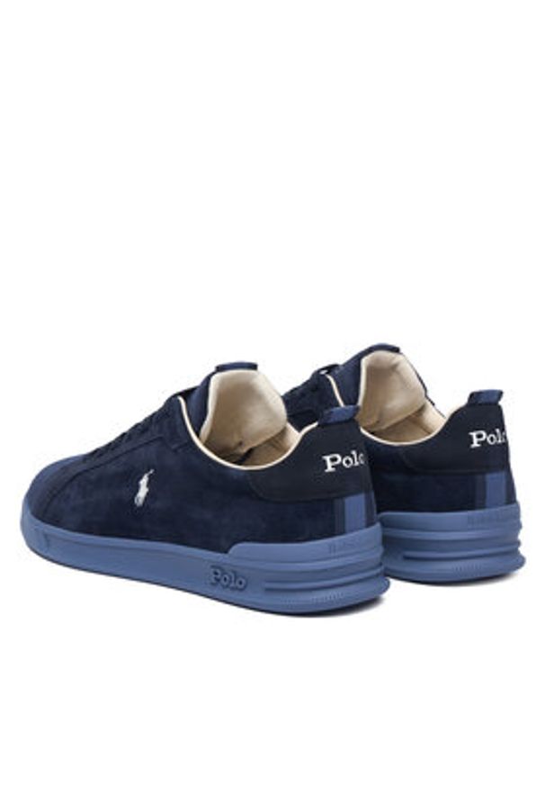 Polo Ralph Lauren Sneakersy Mpolo 4/15/26 809P13080001 Granatowy. Kolor: niebieski. Materiał: skóra, zamsz