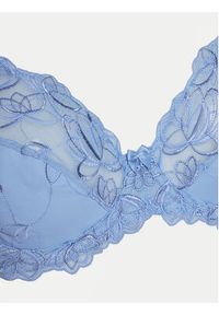 Hunkemöller Biustonosz z fiszbiną Diva 301189 Błękitny. Kolor: niebieski. Materiał: syntetyk