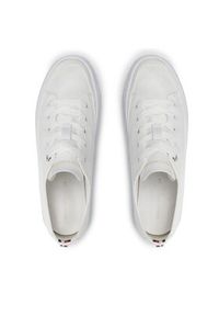 TOMMY HILFIGER - Tommy Hilfiger Sneakersy Monochromatic Vulc Sneaker FW0FW06460 Biały. Kolor: biały. Materiał: materiał #7