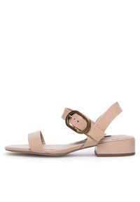 Gino Rossi Sandały TERANOVA-113494 Beżowy. Kolor: beżowy. Materiał: lakier, skóra #4