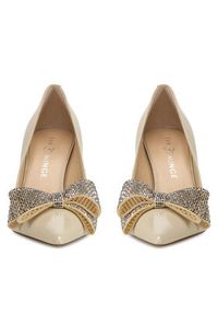 Eva Minge Szpilki ANEMONE-V1892-116-2 Biały. Kolor: biały. Materiał: lakier, skóra. Obcas: na szpilce #2