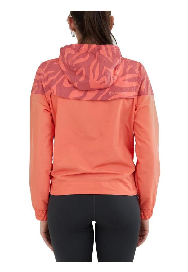 FUNDANGO - Damska wiatrówka Fundango Breeze Windbreaker. Kolor: różowy
