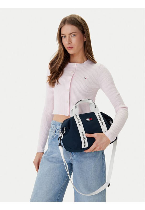 Tommy Jeans Torebka Ess Daily Mini Tote AW0AW18460 Granatowy. Kolor: niebieski