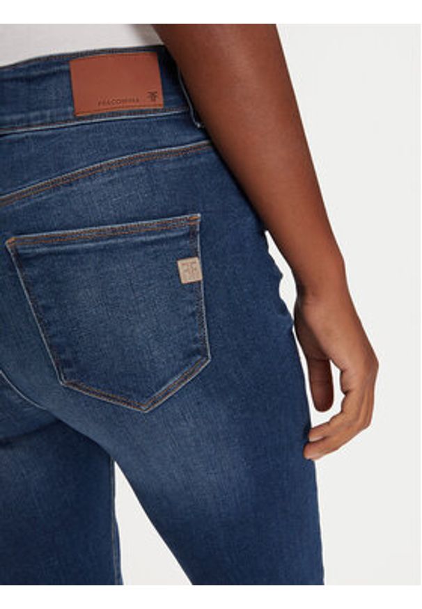 Fracomina Jeansy FP24WV7010D46093 Niebieski Skinny Fit. Kolor: niebieski
