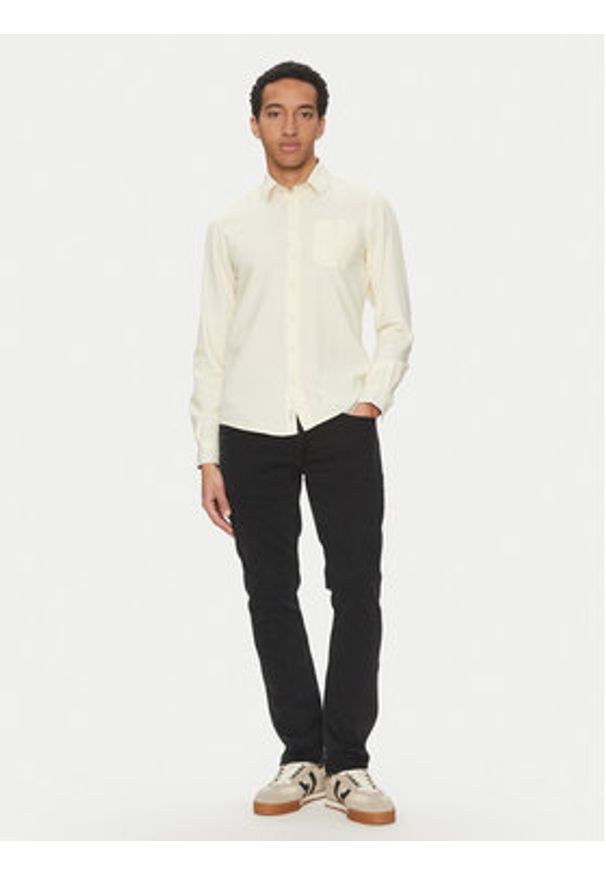 Blend Koszula 20717859 Biały Regular Fit. Kolor: biały. Materiał: wiskoza