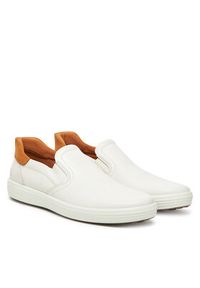 ecco - ECCO Sneakersy Soft 7 M 47083450104 Biały. Kolor: biały. Materiał: skóra #4
